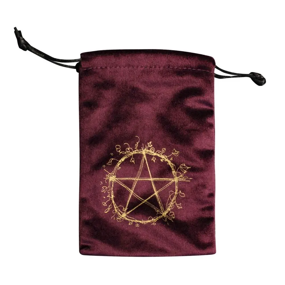 Velvet Pentagram Tarot Storage Bag Divination Drawstring Package Tarot Bag Jewelry Crystal Small Items Card Cloth Bag
Velvet Pentagram Tarot Storage Bag Divination Drawstring Package Tarot Bag Jewelry Crystal Small Items Card Cloth Bag