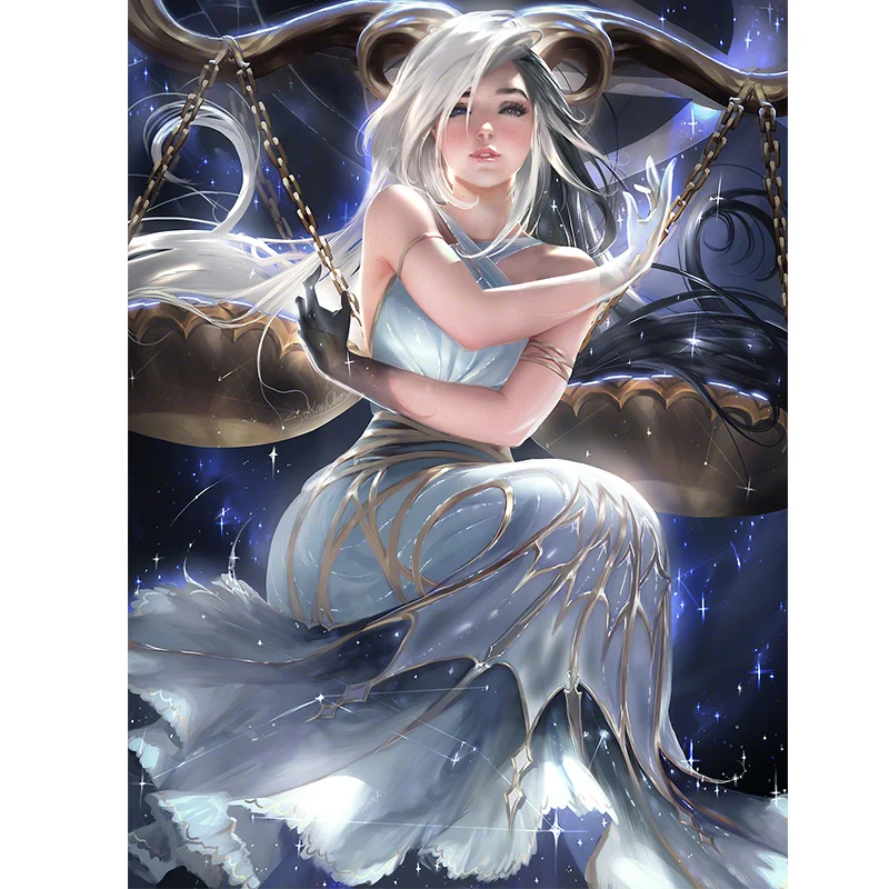 Custom Print Anime Starry Sky Libra Constellation Girl Posters Wall Pictures Canvas Painting for Living Room Bedroom Decoration
Custom Print Anime Starry Sky Libra Constellation Girl Posters Wall Pictures Canvas Painting for Living Room Bedroom Decoration