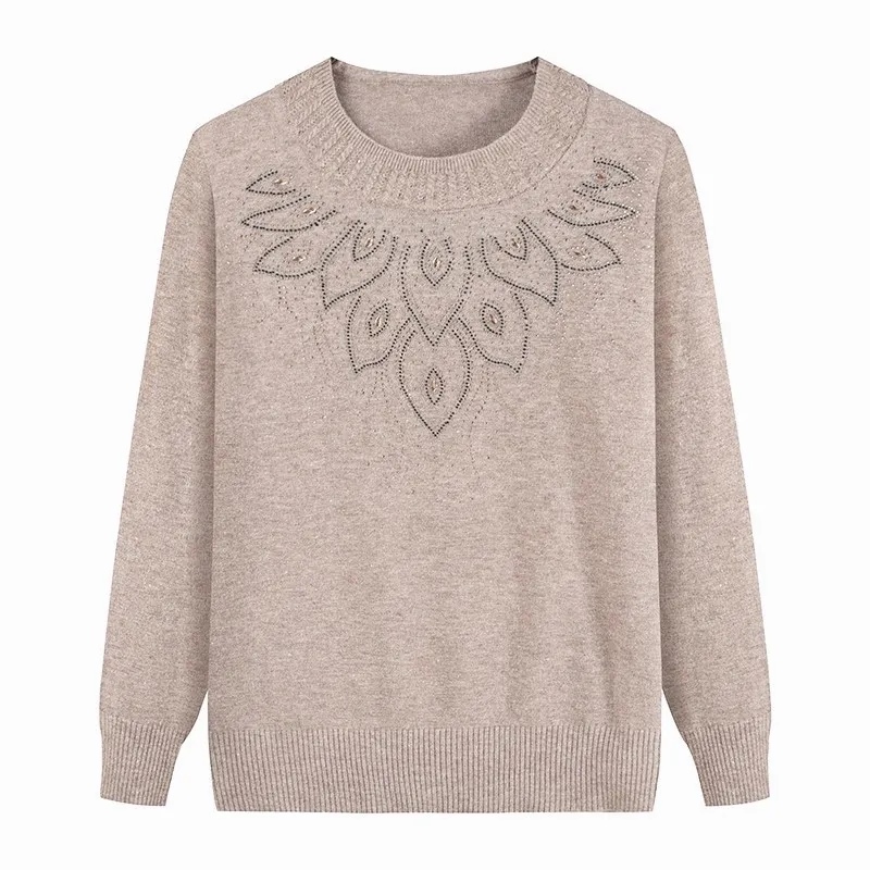 Middle-aged Women's Winter Sweaters Pullovers Keep Warm Bottoming O-neck Wool Sweater Mother Dress Tops Ladies sweater Casual
Middle-aged Women's Winter Sweaters Pullovers Keep Warm Bottoming O-neck Wool Sweater Mother Dress Tops Ladies sweater Casual