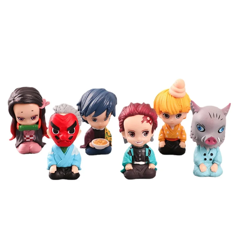 7cm Anime Figures Model Q Version Demon Slayer Nezuko Zenitsu Inosuke Action Figure Toys for Boys Girls Kids Christmas Gift
7cm Anime Figures Model Q Version Demon Slayer Nezuko Zenitsu Inosuke Action Figure Toys for Boys Girls Kids Christmas Gift