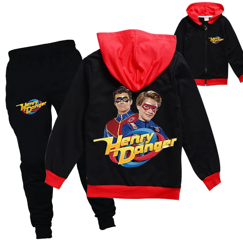 Kids Baby Boy Girl Hoodies Pants Suit Cartoon Henry Danger Print Children'szipper Clothing Set Sweatshirts Casual Pullover
Kids Baby Boy Girl Hoodies Pants Suit Cartoon Henry Danger Print Children'szipper Clothing Set Sweatshirts Casual Pullover
