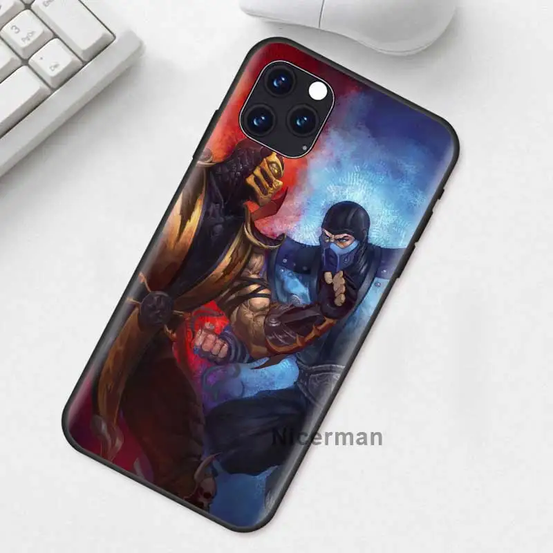 Mortal Kombat Case for Apple iPhone 11 12 Pro Max 8 7 6 Plus XR X XS 6S 12Mini Soft Phone Coque 5S 5 SE 2020 Capa Funda
Mortal Kombat Case for Apple iPhone 11 12 Pro Max 8 7 6 Plus XR X XS 6S 12Mini Soft Phone Coque 5S 5 SE 2020 Capa Funda
