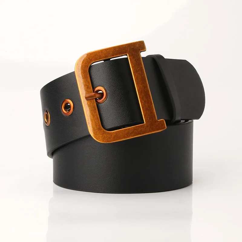 Women Artificial Leather Belts Luxury Designer Metal D Buckle Belt Women Girl Retro Vintage Large Belt For Jeans Black White Red
Women Artificial Leather Belts Luxury Designer Metal D Buckle Belt Women Girl Retro Vintage Large Belt For Jeans Black White Red