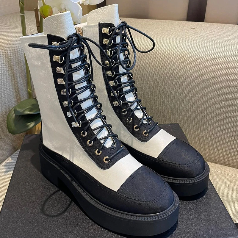 Luxury Genuine Leather Boots For Women Platform Shoes Round Toe High Heels Boots Female Shoes Brand Desgin Boot
Luxury Genuine Leather Boots For Women Platform Shoes Round Toe High Heels Boots Female Shoes Brand Desgin Boot