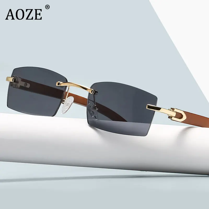 Fashion Luxury Brand Rectangle Carter Sunglasses 2021Vintage Steampunk Rimless Men's Sunglasses For Male Gafas De Sol Hombre 
Fashion Luxury Brand Rectangle Carter Sunglasses 2021Vintage Steampunk Rimless Men's Sunglasses For Male Gafas De Sol Hombre