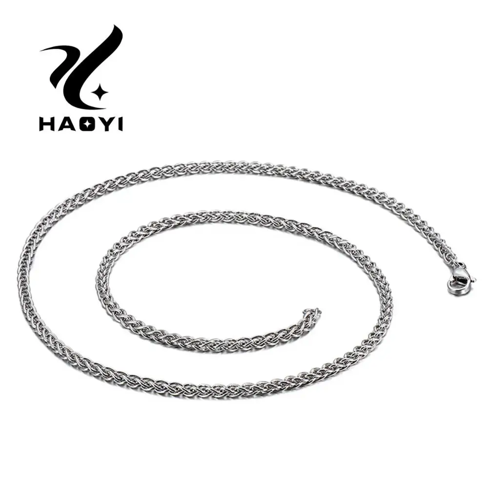HAOYI Fashion Stainless Steel Trend Necklace Simple Charm Glamour Man Necklace Cheap Wholesale Jewelr
HAOYI Fashion Stainless Steel Trend Necklace Simple Charm Glamour Man Necklace Cheap Wholesale Jewelr