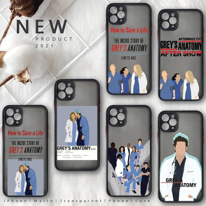 greys anatomy Phone Case For iphone 12 11 8 7 plus mini x xs xr pro max matte transparent cover 
greys anatomy Phone Case For iphone 12 11 8 7 plus mini x xs xr pro max matte transparent cover