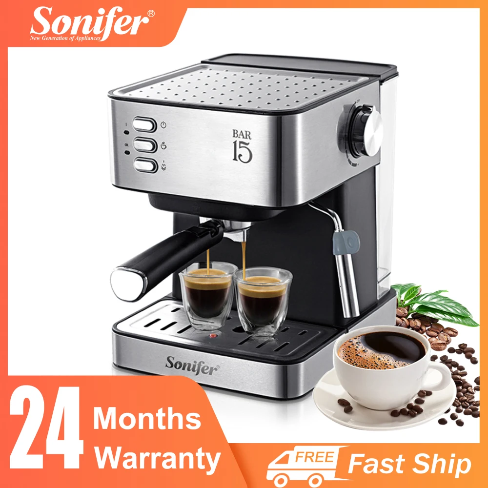 Italian Expresso Coffee Machine 15 Bar Dolce Milk Frother Home Appliances Express Electric Foam Cappuccino Coffee Maker Sonifer
Italian Expresso Coffee Machine 15 Bar Dolce Milk Frother Home Appliances Express Electric Foam Cappuccino Coffee Maker Sonifer