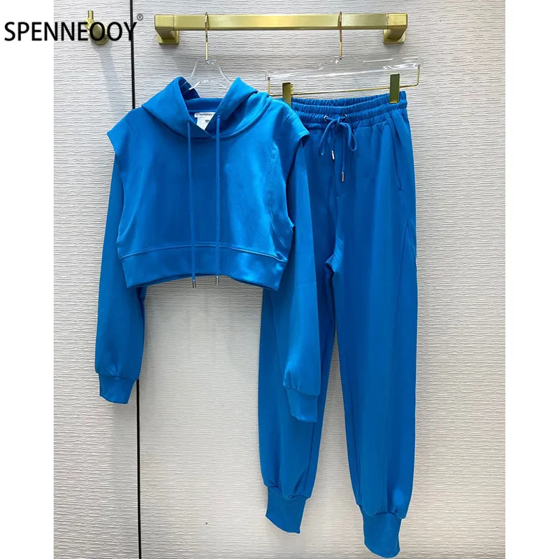 SPENNEOOY Designer Brand Autumn Fashion Casual Two Piece Set Women Long Sleeve Letter Jacquard Hooded Hoodie + Pants Suits
SPENNEOOY Designer Brand Autumn Fashion Casual Two Piece Set Women Long Sleeve Letter Jacquard Hooded Hoodie + Pants Suits