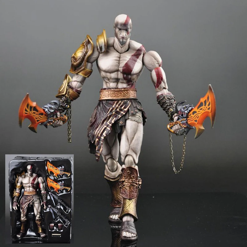 

NECA God of War Demigod Kratos Ghost of Sparta Play Arts Face-lifting PVC Action Figure Collectible Model 23cm Gfit