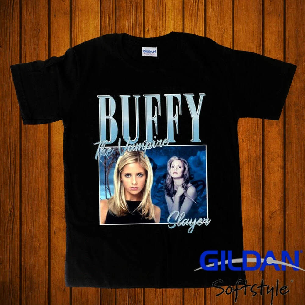 New Buffy the Vampire Slayer T-Shirt Summer Casual Man T Shirt Good Quality top tee Colour Funny Printed 
New Buffy the Vampire Slayer T-Shirt Summer Casual Man T Shirt Good Quality top tee Colour Funny Printed