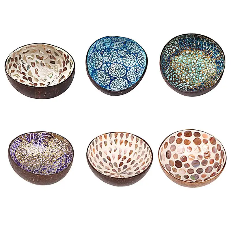 Creative Colorful Coconut Bowl Natural Handicraft Decoration Coconut Bowls For Keys Nuts Sundries Jewelry Storage Home Decor
Creative Colorful Coconut Bowl Natural Handicraft Decoration Coconut Bowls For Keys Nuts Sundries Jewelry Storage Home Decor