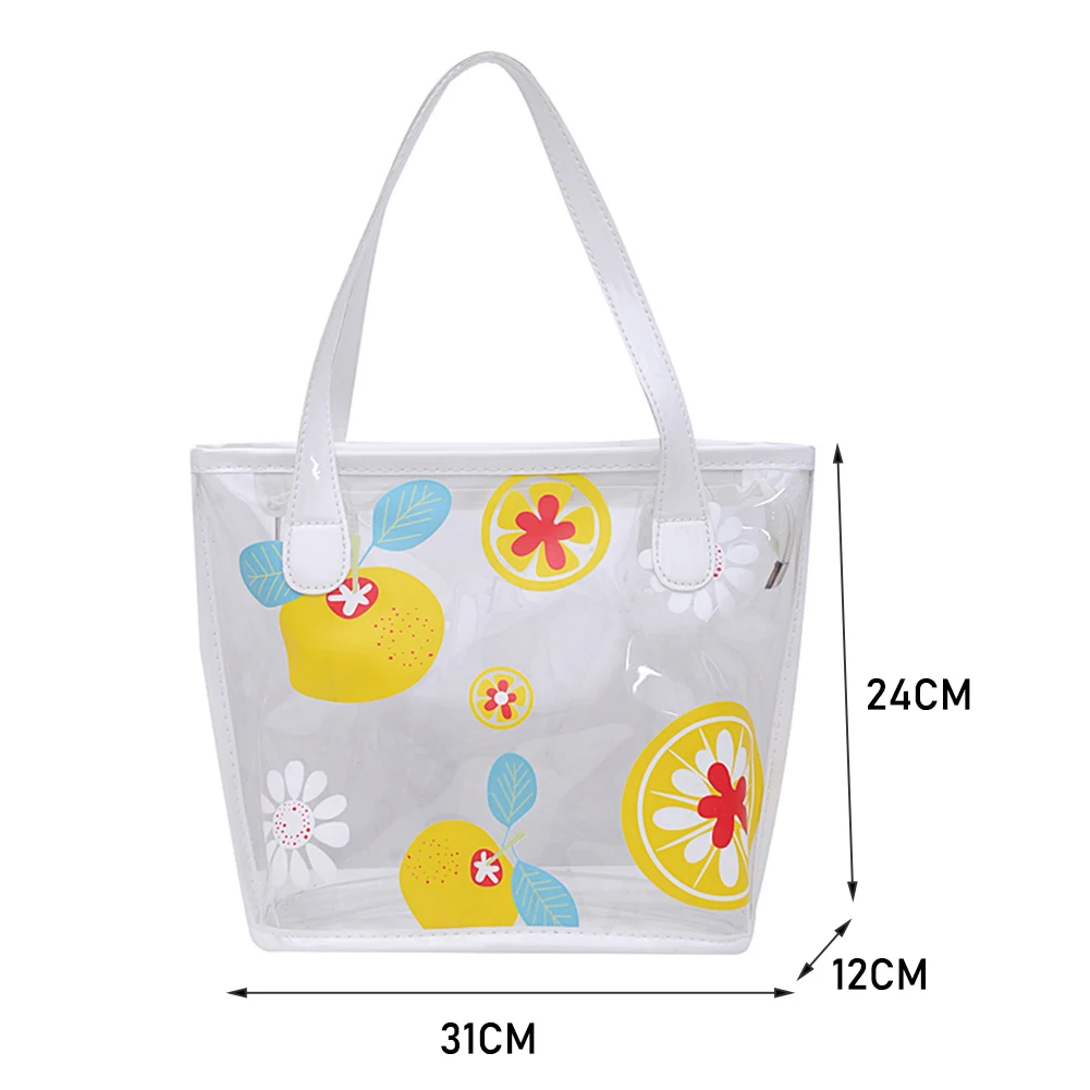 Women Shoulder Bags Soft PVC Fashion Soft Transparent Bag Tote Ladies Cartoon Print Designed Handbags for Shopping
Women Shoulder Bags Soft PVC Fashion Soft Transparent Bag Tote Ladies Cartoon Print Designed Handbags for Shopping