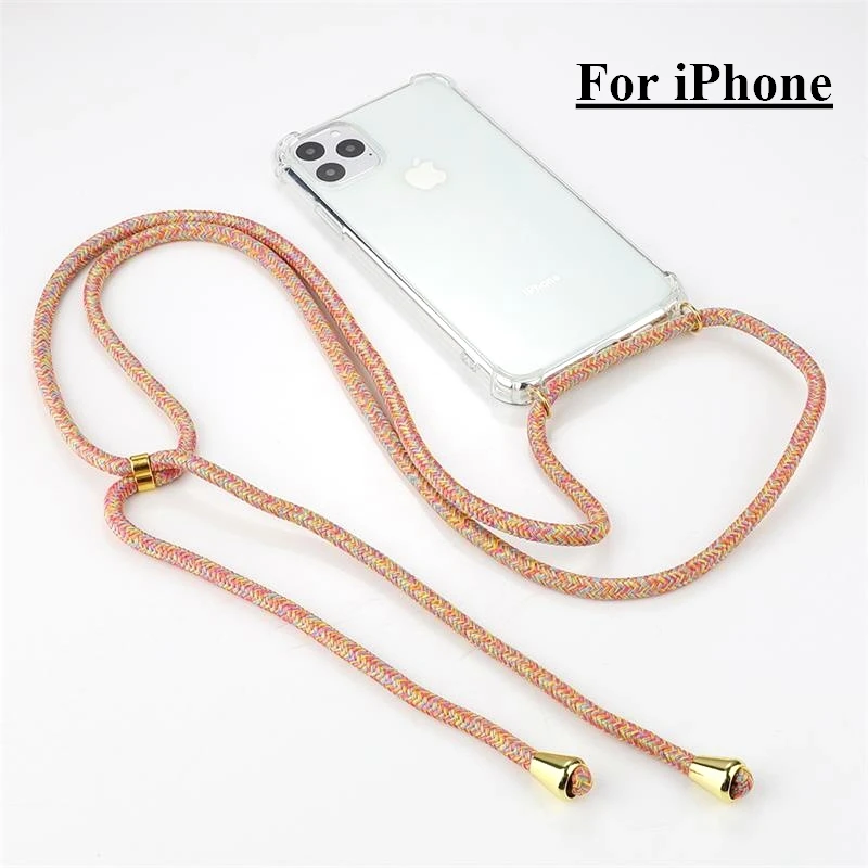 For iPhone 13 12 11 Pro Max Mini Anti-drop Transparent Soft TPU Phone Case Lanyard X XR XS Max 6 7 8 Plus Halter Crossbody Strap
For iPhone 13 12 11 Pro Max Mini Anti-drop Transparent Soft TPU Phone Case Lanyard X XR XS Max 6 7 8 Plus Halter Crossbody Strap