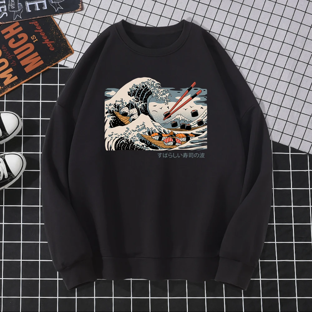 Mens Sweatshirts Cartoon The Great Wave Male Brand Tracksuit Casual Harajuku Costume Hip Hop Men's Outerwear Men Pullover
Mens Sweatshirts Cartoon The Great Wave Male Brand Tracksuit Casual Harajuku Costume Hip Hop Men's Outerwear Men Pullover