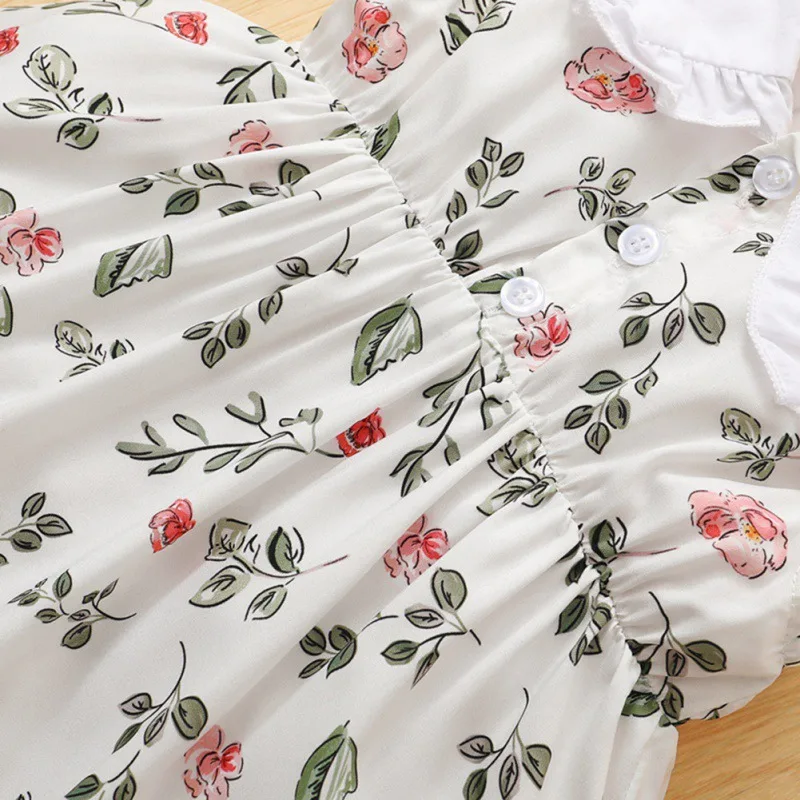 Summer Cute Casual Floral Pattern Dress Baby Girl Sleeveless Kids Princess Dresses A-Line Dresses Clothing 
Summer Cute Casual Floral Pattern Dress Baby Girl Sleeveless Kids Princess Dresses A-Line Dresses Clothing