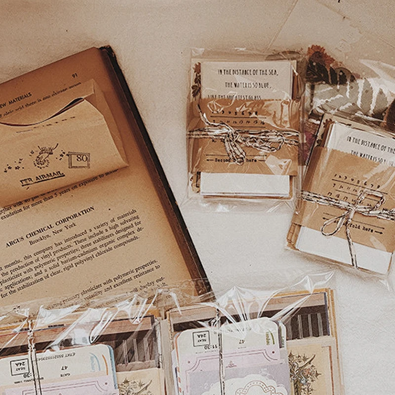 365pcs/Lot Retro Note Memo Pack Decoration Stationery Material Paper Bundle Diary Plan Scrapbooking DIY Card Making Junk Journal
365pcs/Lot Retro Note Memo Pack Decoration Stationery Material Paper Bundle Diary Plan Scrapbooking DIY Card Making Junk Journal