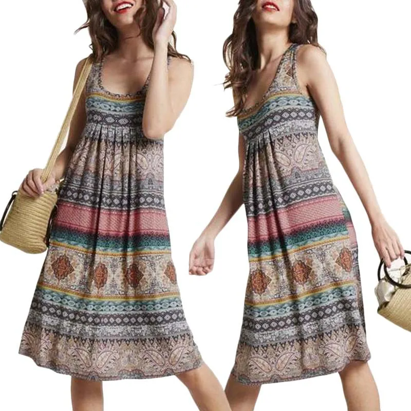Women's Dress Dot Butterfly Floral Printed Boho Sleeveless summer dress Beach Casual Loose Dress Women Clothes S-5XL
Women's Dress Dot Butterfly Floral Printed Boho Sleeveless summer dress Beach Casual Loose Dress Women Clothes S-5XL