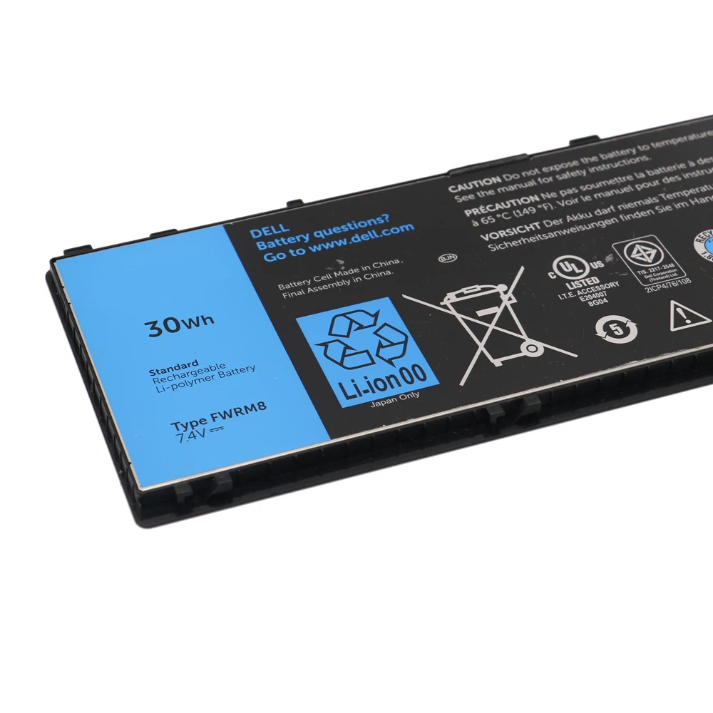 Original Laptop Battery FWRM8 PPNPH For Dell Latitude 10 ST2 10 ST2e YCFRN KY1TV C1H8N 1XP35 312-1412 312-1423 Tablet PC 30Wh 
Original Laptop Battery FWRM8 PPNPH For Dell Latitude 10 ST2 10 ST2e YCFRN KY1TV C1H8N 1XP35 312-1412 312-1423 Tablet PC 30Wh