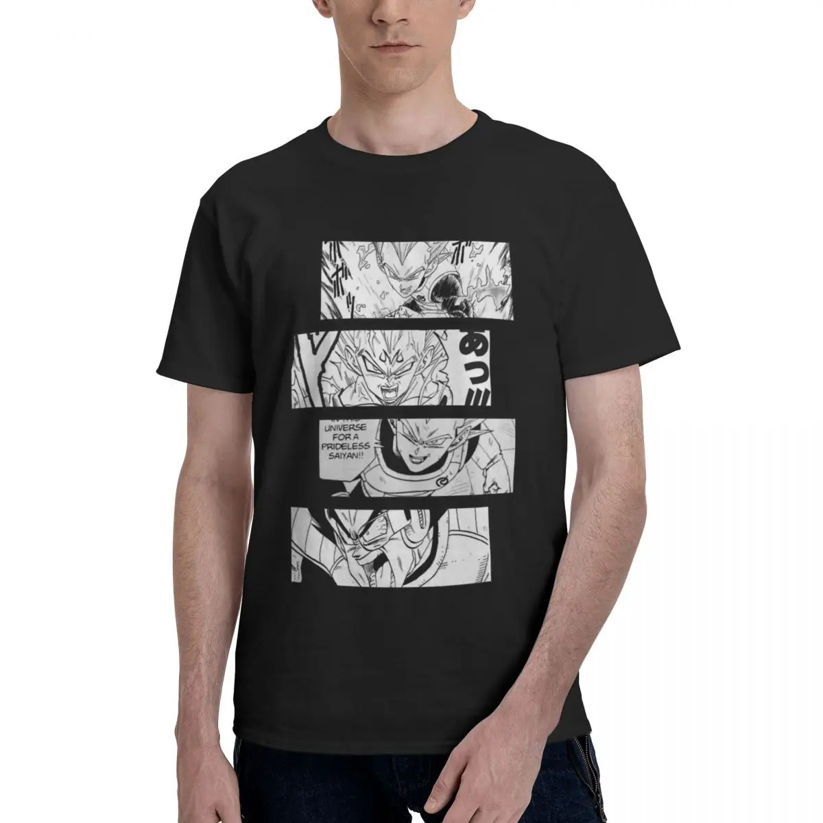 Vegeta Bandai Dragon Ball Panel Stripe Men's T Shirts Dbz Tees Short Sleeve Round Collar T-Shirt Pure Cotton Gift Idea Clothes
Vegeta Bandai Dragon Ball Panel Stripe Men's T Shirts Dbz Tees Short Sleeve Round Collar T-Shirt Pure Cotton Gift Idea Clothes