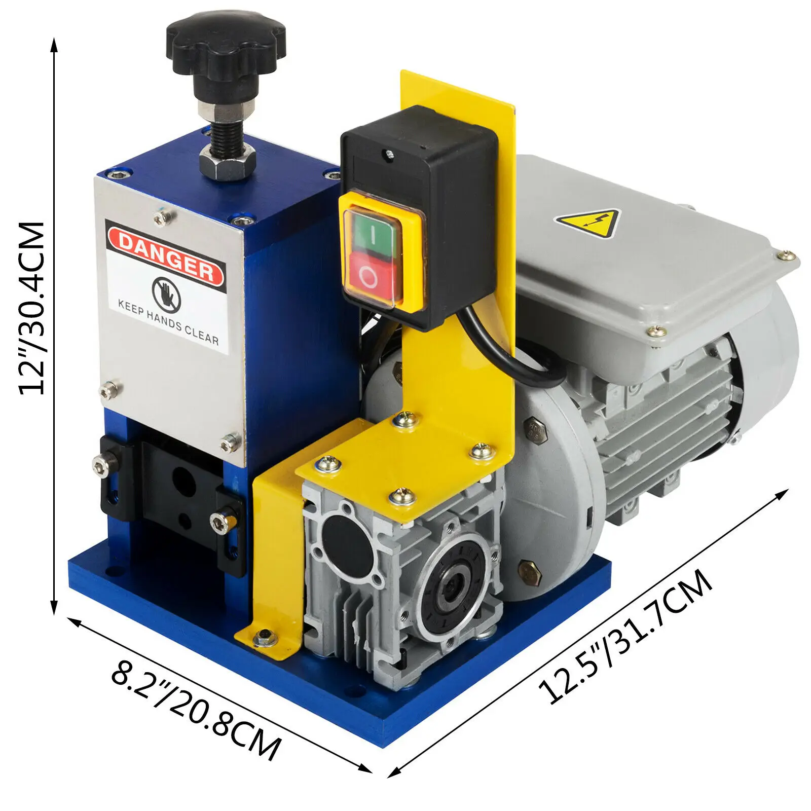VEVOR 1.5-25mm Electric Powered Cable Wire Stripping Machine Automatic Cable Stripper for Metal Scrap Copper Recycling
VEVOR 1.5-25mm Electric Powered Cable Wire Stripping Machine Automatic Cable Stripper for Metal Scrap Copper Recycling