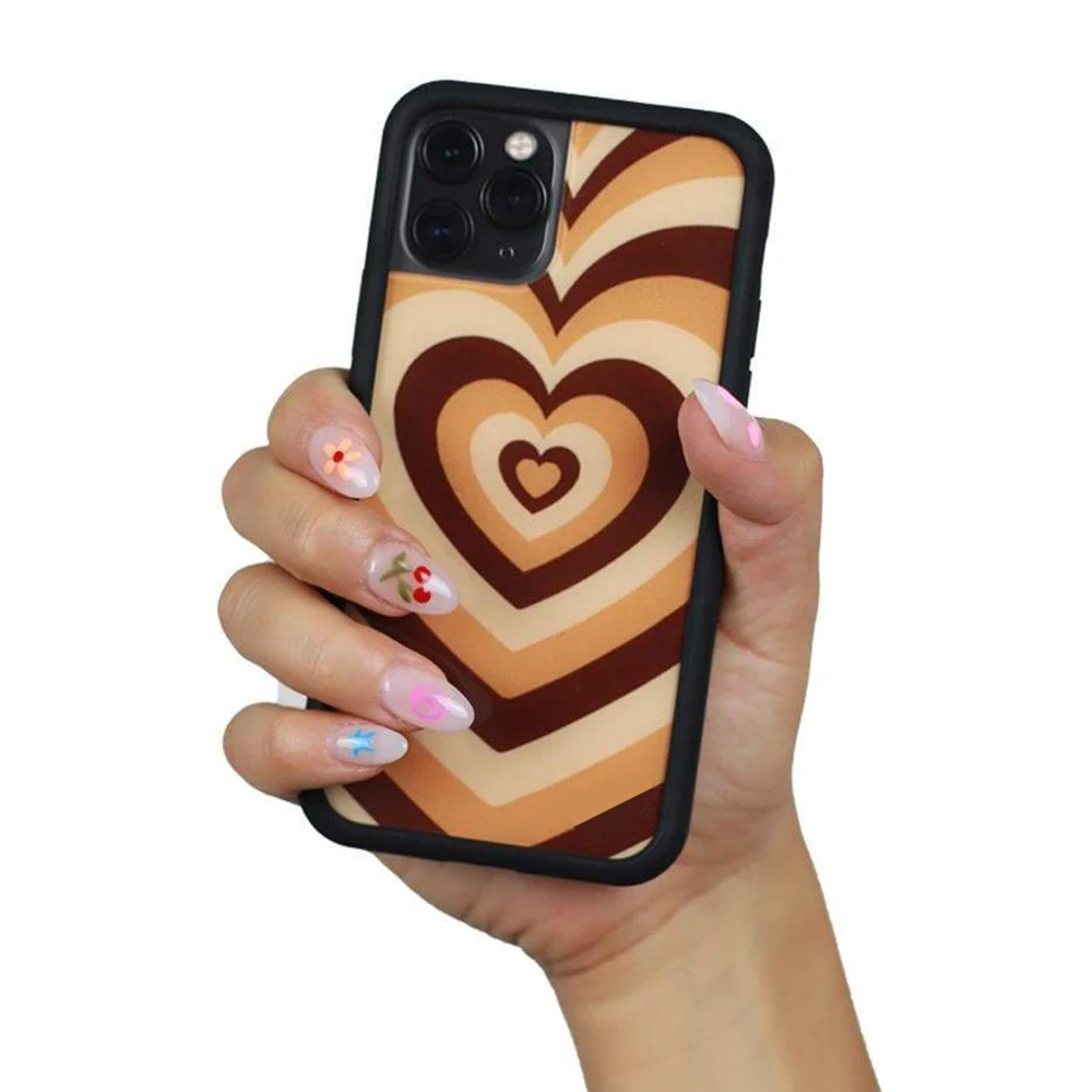 Fashion Latte Love Silicone PC+TPU phone case for iphone 6S 7 8 Plus X Xs Max for Apple phone XR 11 12 MINI Pro hard fundas 2021
Fashion Latte Love Silicone PC+TPU phone case for iphone 6S 7 8 Plus X Xs Max for Apple phone XR 11 12 MINI Pro hard fundas 2021