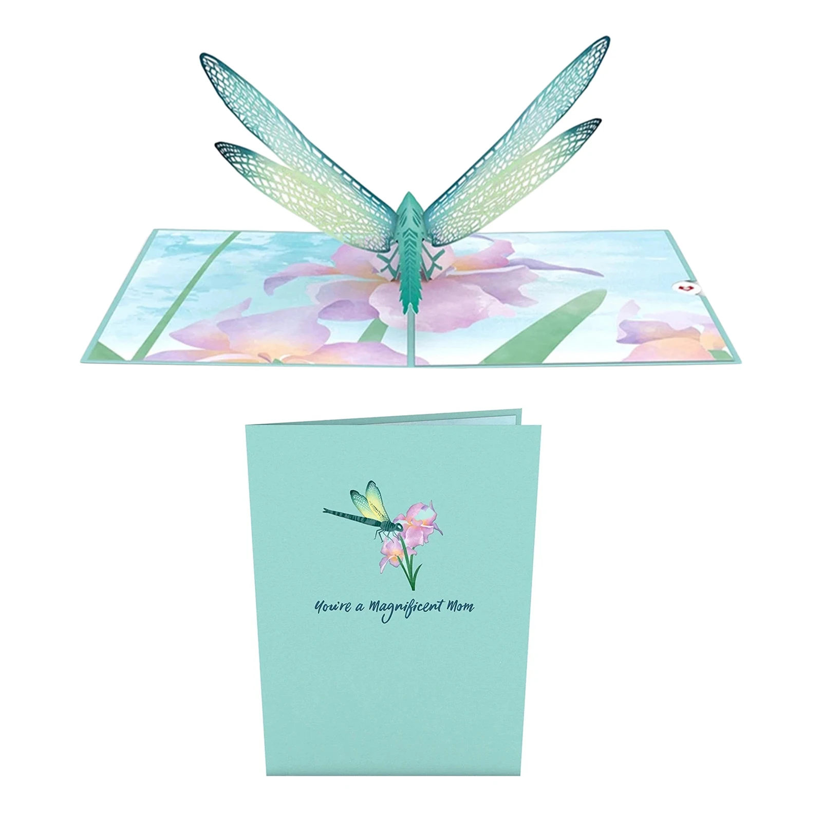 3D Dragonfly Up Card Mother's Day Birthday Thank you Gifts for Friends Christmas Wedding Invitation 
3D Dragonfly Up Card Mother's Day Birthday Thank you Gifts for Friends Christmas Wedding Invitation