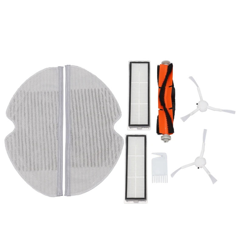 8Pcs Replacement Parts Kit for Xiaomi Mijia 1C Robot Accessories Side Roller HEPA Filter Main Brush Mop
8Pcs Replacement Parts Kit for Xiaomi Mijia 1C Robot Accessories Side Roller HEPA Filter Main Brush Mop