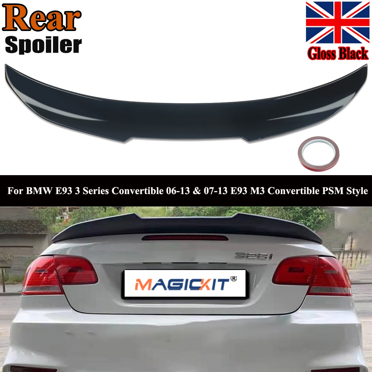 Стильный спойлер MagicKit для багажника BMW 3 серии E93 2 DR M3 Convertible 06-13 PSM
Стильный спойлер MagicKit для багажника BMW 3 серии E93 2 DR M3 Convertible 06-13 PSM
