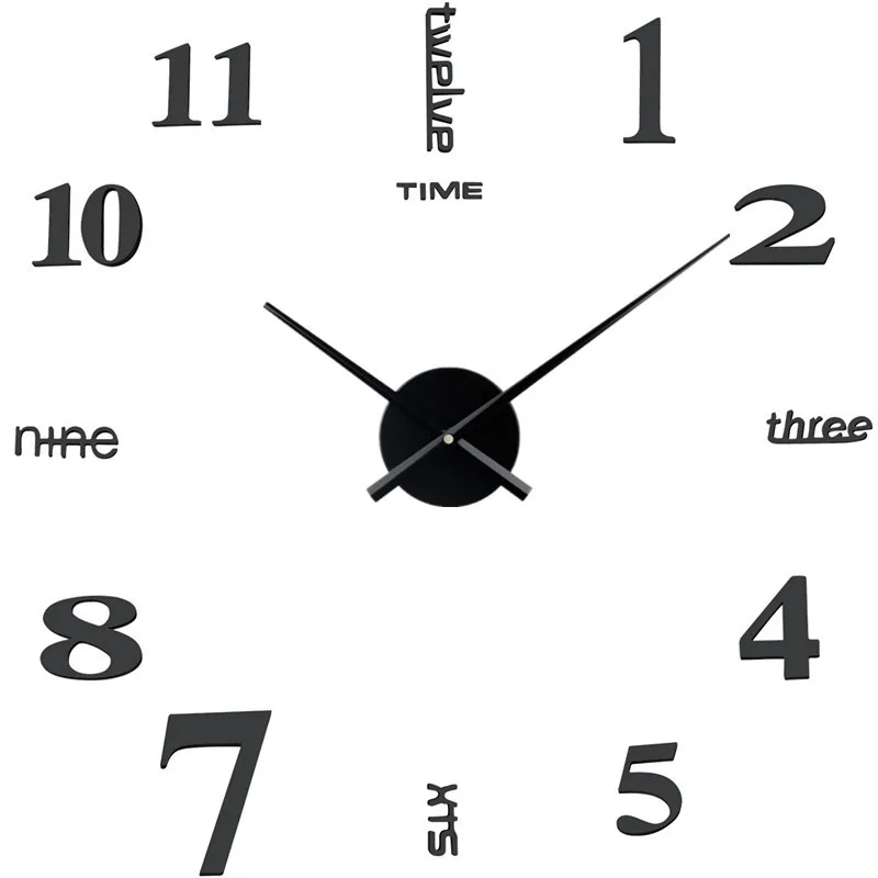 Часы настенные кварцевые в современном стиле большие декоративные часы