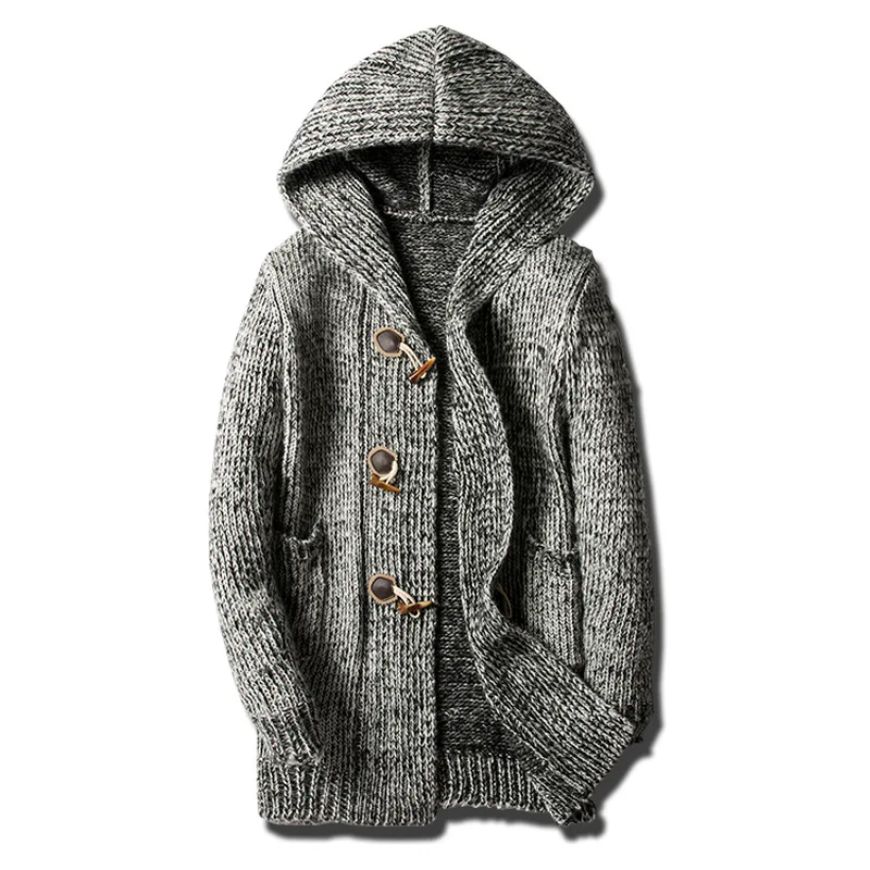 New Fashion Male Long Sweaters Men Solid Cardigan Sweaters Long Casual Knit Coat Men's Cardigan Hooded Sweaters
New Fashion Male Long Sweaters Men Solid Cardigan Sweaters Long Casual Knit Coat Men's Cardigan Hooded Sweaters