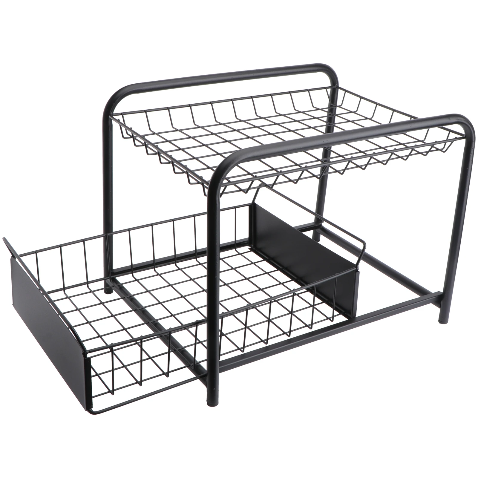 Kitchen Storage Rack Desktop Telescopic Push-Pull Type Storage Organizer Under Sink Organizer Seasoning Organizer Rack (Black)
Kitchen Storage Rack Desktop Telescopic Push-Pull Type Storage Organizer Under Sink Organizer Seasoning Organizer Rack (Black)