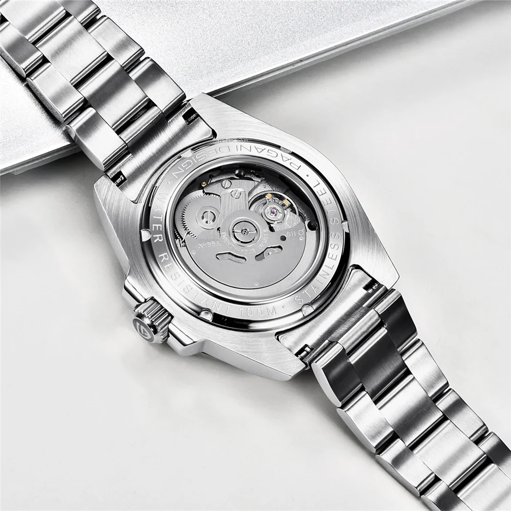 PAGANI DESIGN 2020 Neue Men's Automatische Uhr Sapphire NH35 Edelstahl Uhr 100m Wasserdicht Mnner Mechanische Uhr Reloj Hombre
PAGANI DESIGN 2020 Neue Men's Automatische Uhr Sapphire NH35 Edelstahl Uhr 100m Wasserdicht Mnner Mechanische Uhr Reloj Hombre