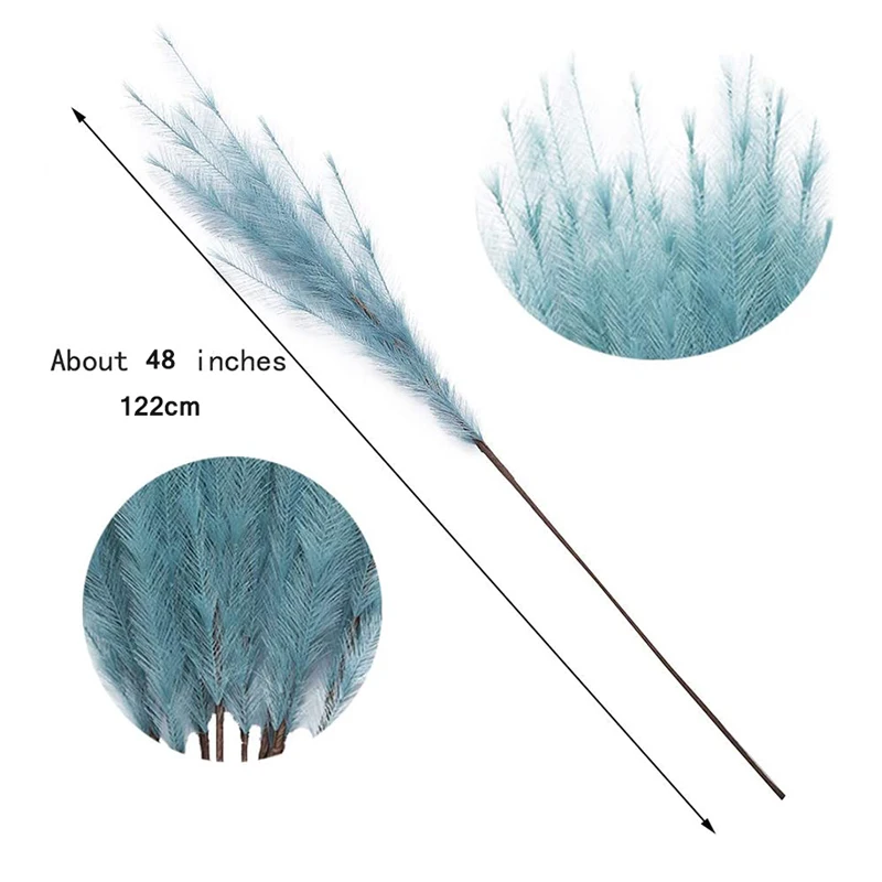 122cm Artificial Bulrush Artificial Pampas Grass Phragmites For DIY Home Decoration Fake Flowers Reeds Grass Artificial Plants
122cm Artificial Bulrush Artificial Pampas Grass Phragmites For DIY Home Decoration Fake Flowers Reeds Grass Artificial Plants
