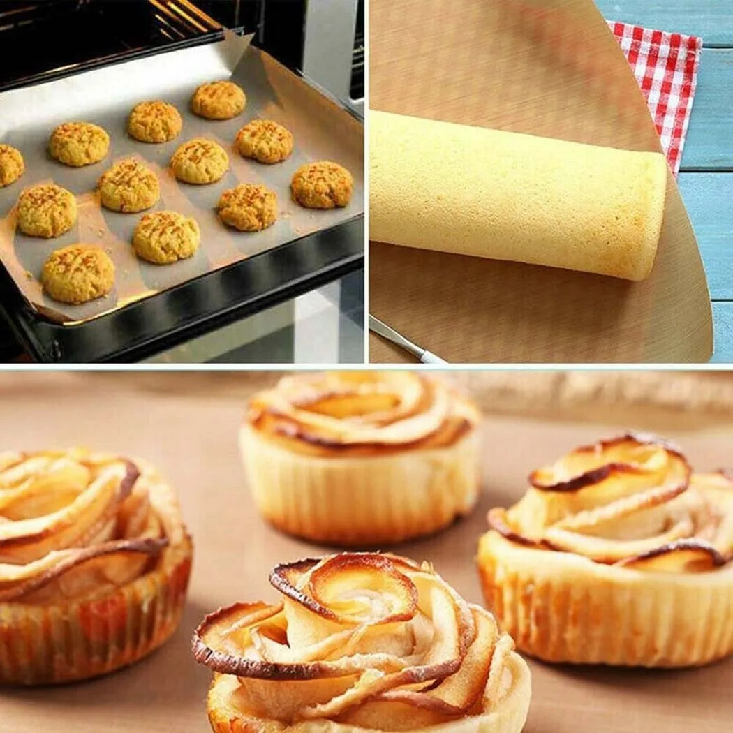 Reusable Non-Stick Bakeware Mat Grill Macaron Baking Paper Sheet 40x30cm Kitchen Dining Bar Accessories
Reusable Non-Stick Bakeware Mat Grill Macaron Baking Paper Sheet 40x30cm Kitchen Dining Bar Accessories