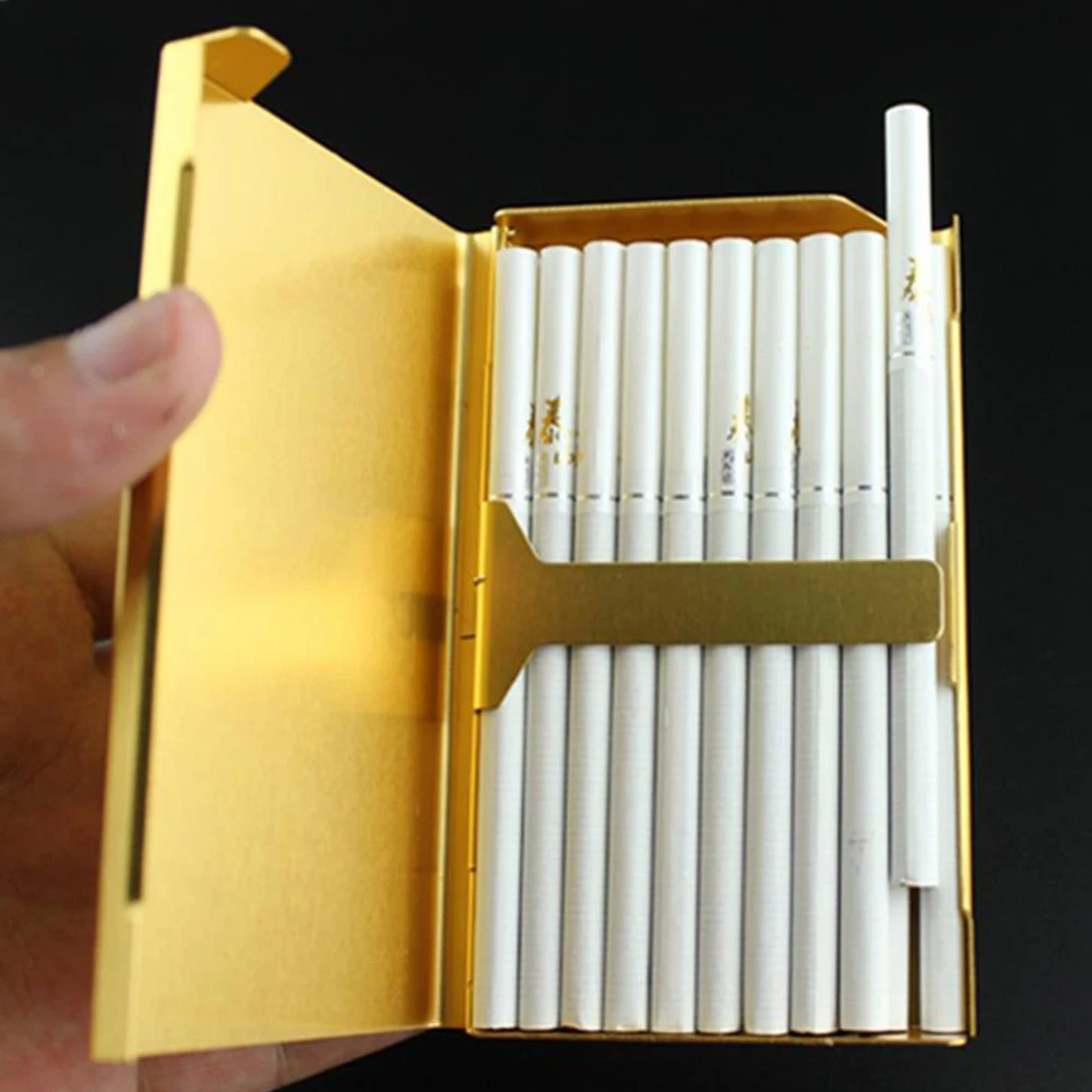 Aluminum Alloy Madam Thin Cigarette Case Holder Pocket Box for Cigarettes Storage Container Smoking Accessories
Aluminum Alloy Madam Thin Cigarette Case Holder Pocket Box for Cigarettes Storage Container Smoking Accessories
