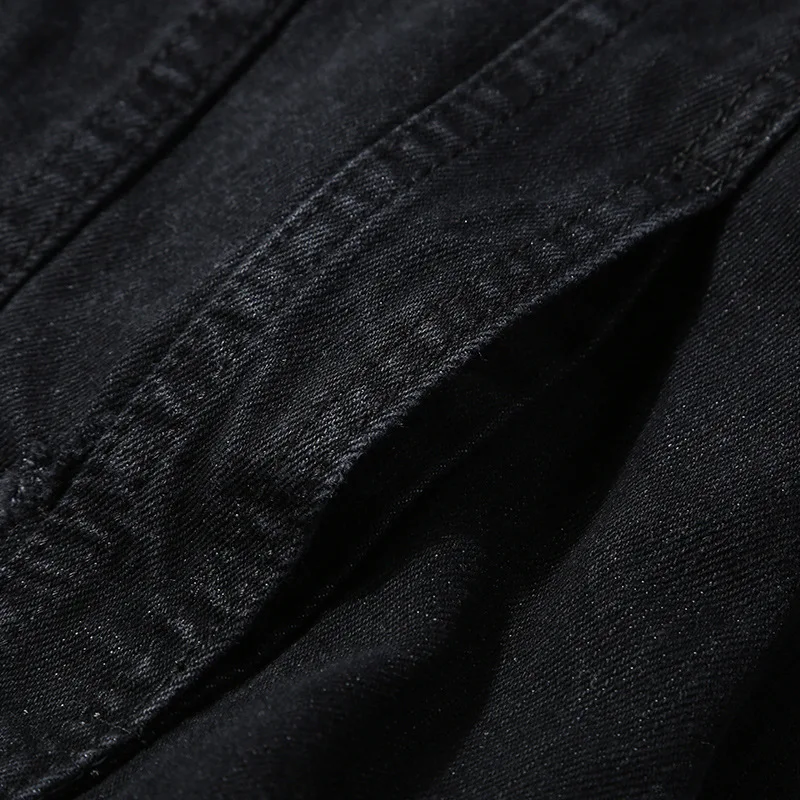 2019 New Men Denim Jacket Spring Autumn Coats Korean Slim Fit Fashion Black Cowboy Outerwear Male Casual Brand Clothes
2019 New Men Denim Jacket Spring Autumn Coats Korean Slim Fit Fashion Black Cowboy Outerwear Male Casual Brand Clothes