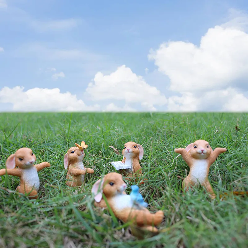 Cute Bunny Set Plug-In Creative Animal Home Decor Garden Landscape Ornament Accessories Modern Gift XH8Z
Cute Bunny Set Plug-In Creative Animal Home Decor Garden Landscape Ornament Accessories Modern Gift XH8Z