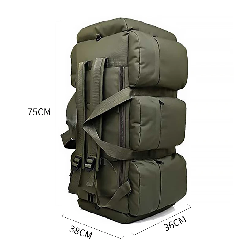 90L Large Capacity Men's Travel Bags Canvas Military Tactical Backpack Waterproof Hiking Climbing Camping Rucksack Bags XA216K
90L Large Capacity Men's Travel Bags Canvas Military Tactical Backpack Waterproof Hiking Climbing Camping Rucksack Bags XA216K