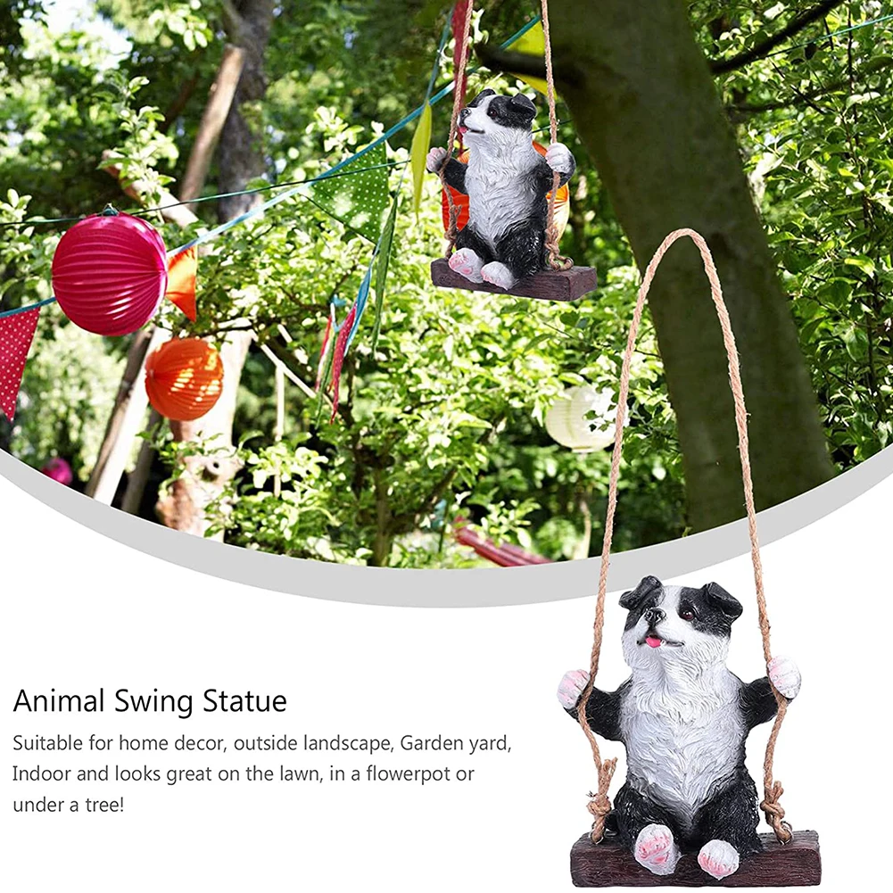 Resin Swing Puppy Sculpture Animal Art Statue Landscape Lawn Figurine for Gift Outdoor Yard Accessory Garden Decoration Crafts
Resin Swing Puppy Sculpture Animal Art Statue Landscape Lawn Figurine for Gift Outdoor Yard Accessory Garden Decoration Crafts