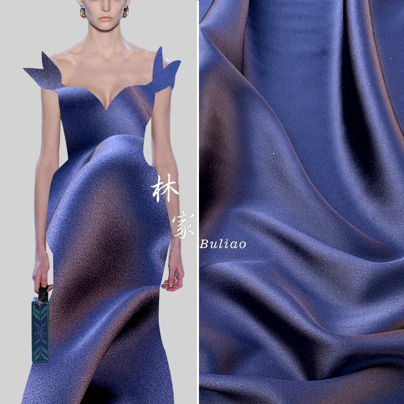 Stretch Silk Satin Fabric, Deep Navy Blue Door Width 114 Cm, Mulberry Silk Silk Dress Shirt Apparel Fabric
Stretch Silk Satin Fabric, Deep Navy Blue Door Width 114 Cm, Mulberry Silk Silk Dress Shirt Apparel Fabric