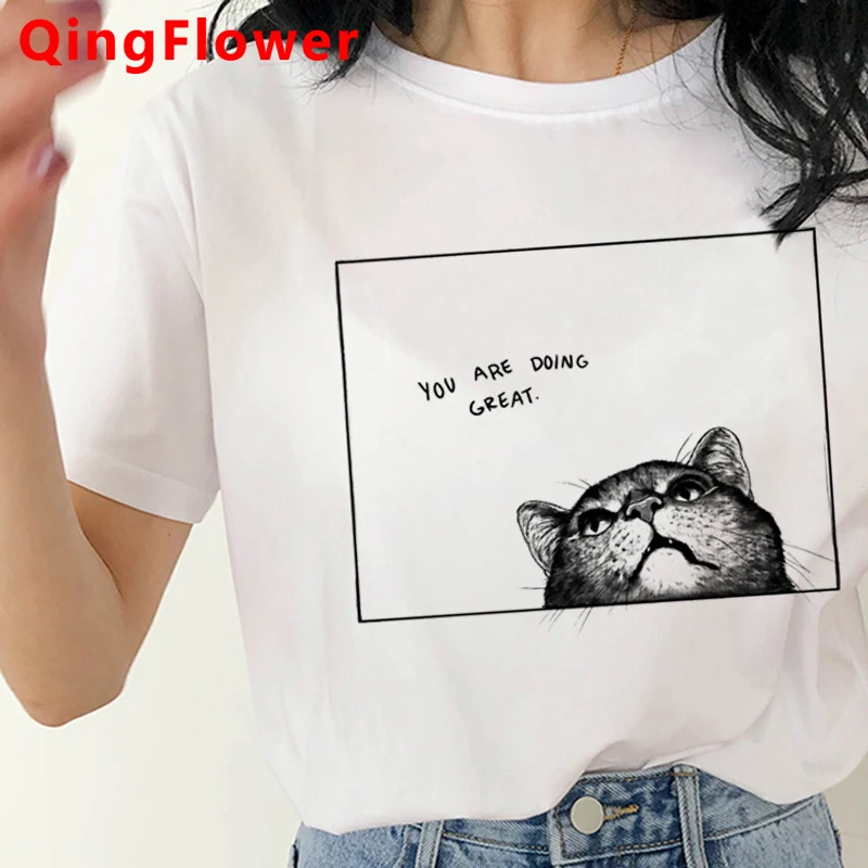 Футболка Kawaii Cat летний топ Женская белая футболка гранж эстетика японская футболка ulzzang
Футболка Kawaii Cat летний топ Женская белая футболка гранж эстетика японская футболка ulzzang