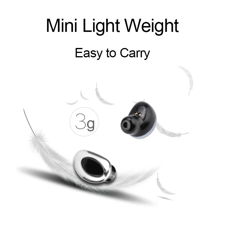 

Mini Invisible Wireless Bluetooth Earphones Headphone for phone Handsfree Magnet USB Charger in ear earpiece Headsets with Mic