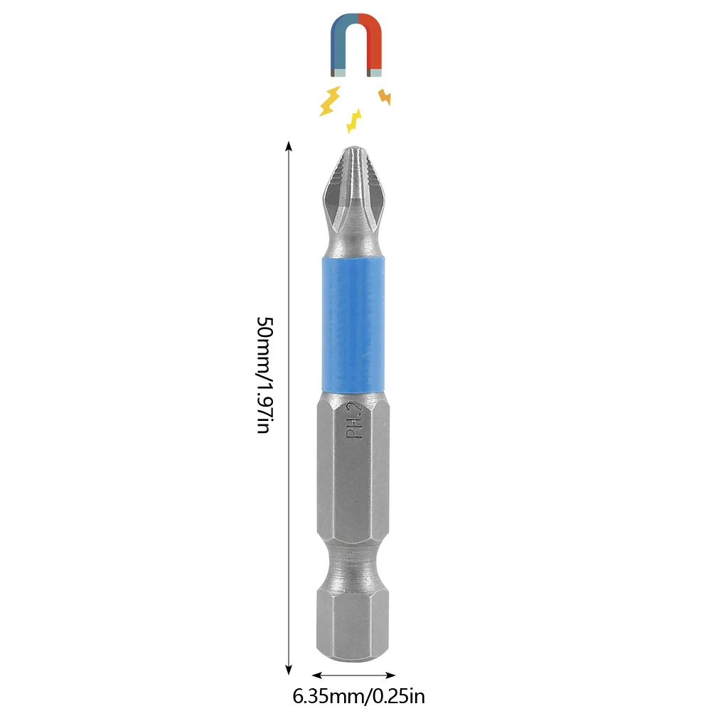 7/10PCS Magnetic PH2 Screwdriver Bit Anti-slip Screw Extractor Electric Drill Rustproof Compact Portable Hand Tool Accessories
7/10PCS Magnetic PH2 Screwdriver Bit Anti-slip Screw Extractor Electric Drill Rustproof Compact Portable Hand Tool Accessories