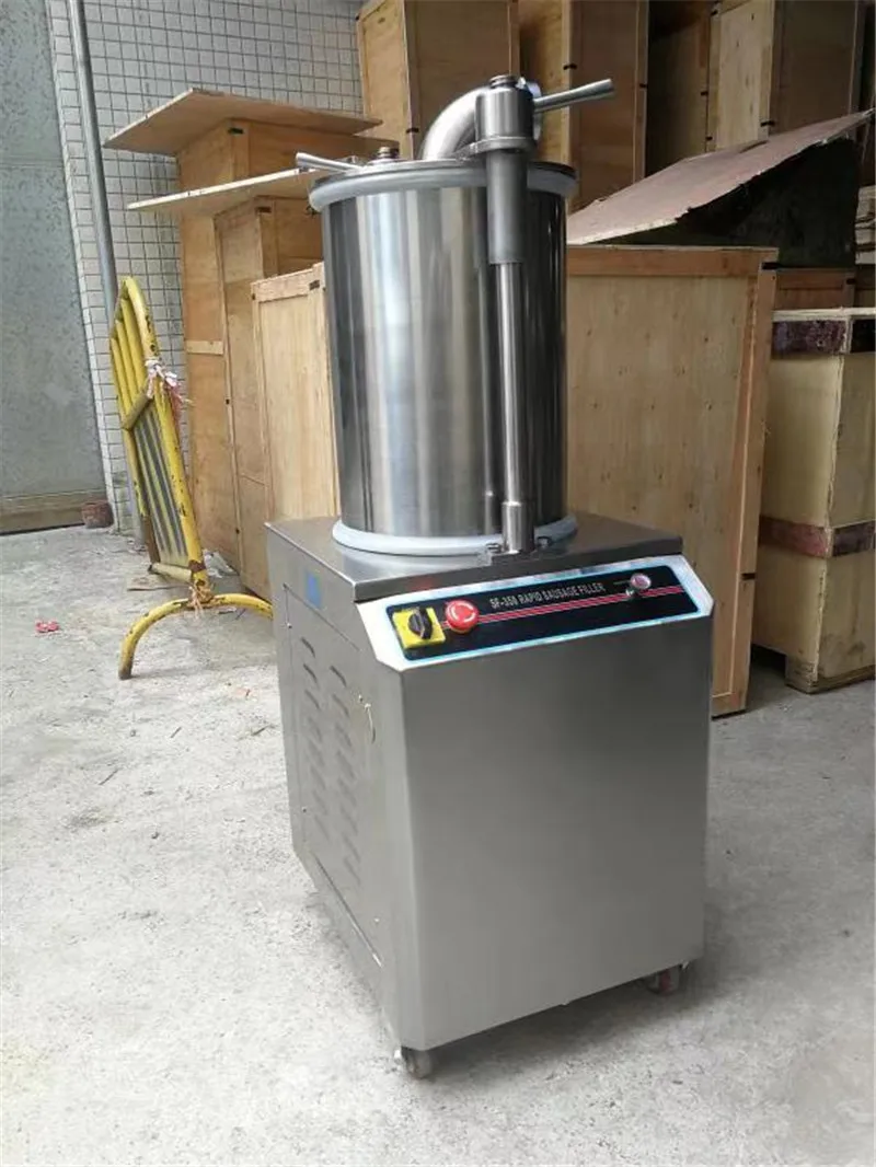 26L Hot Dog Making Machine Hydraulic Electric Sausage Stuffer Automatic Meat Filling Machine For Sale
26L Hot Dog Making Machine Hydraulic Electric Sausage Stuffer Automatic Meat Filling Machine For Sale