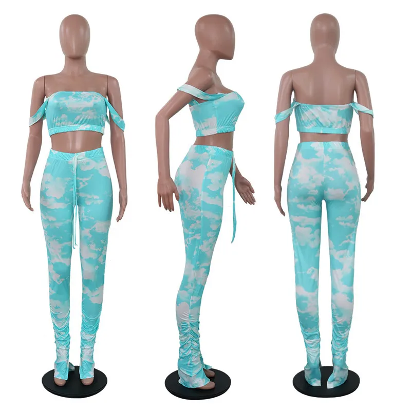 Women Striped Tie Dye Two Piece Set Strapless Top and Split Stacked Pants Suit Jogger Matching Sets Party 2 Piece Club Outfits
Women Striped Tie Dye Two Piece Set Strapless Top and Split Stacked Pants Suit Jogger Matching Sets Party 2 Piece Club Outfits