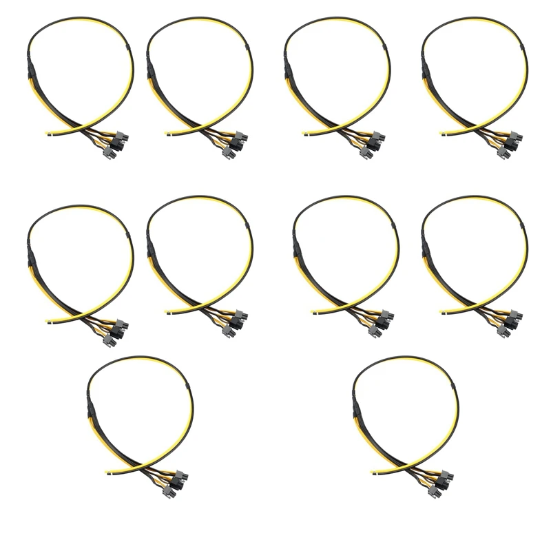 10Pcs S7/S9 to Triple 3X PCI-E PCIe PCI Express 6Pin Graphic Card Splitter Power Cable for BTC Miner Machine 12AWG+18AWG
10Pcs S7/S9 to Triple 3X PCI-E PCIe PCI Express 6Pin Graphic Card Splitter Power Cable for BTC Miner Machine 12AWG+18AWG