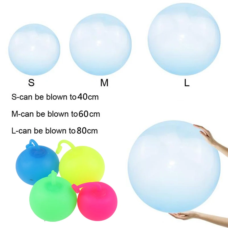 Filled Bubble Ball Blow Up Balloon Toy Fun Party Game Great Gifts Children Outdoor Soft Air Water
Filled Bubble Ball Blow Up Balloon Toy Fun Party Game Great Gifts Children Outdoor Soft Air Water