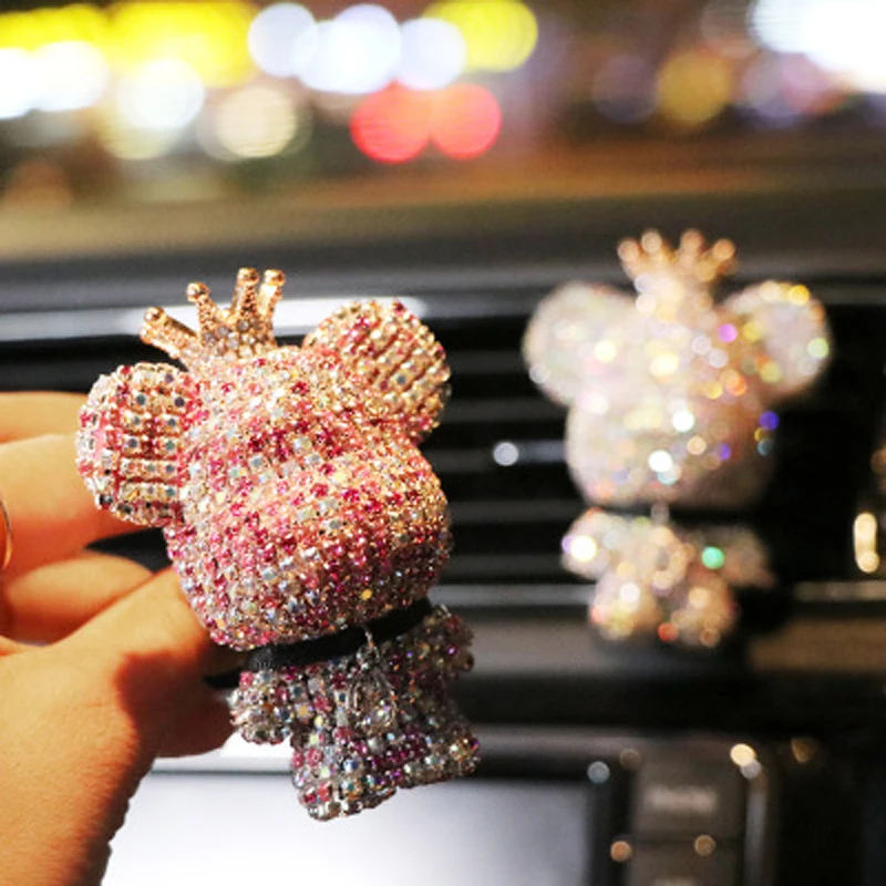 Creative crown diamond cute bear car violence bear fragrance perfume clip air outlet aroma car decoration air fresher cute 
Creative crown diamond cute bear car violence bear fragrance perfume clip air outlet aroma car decoration air fresher cute