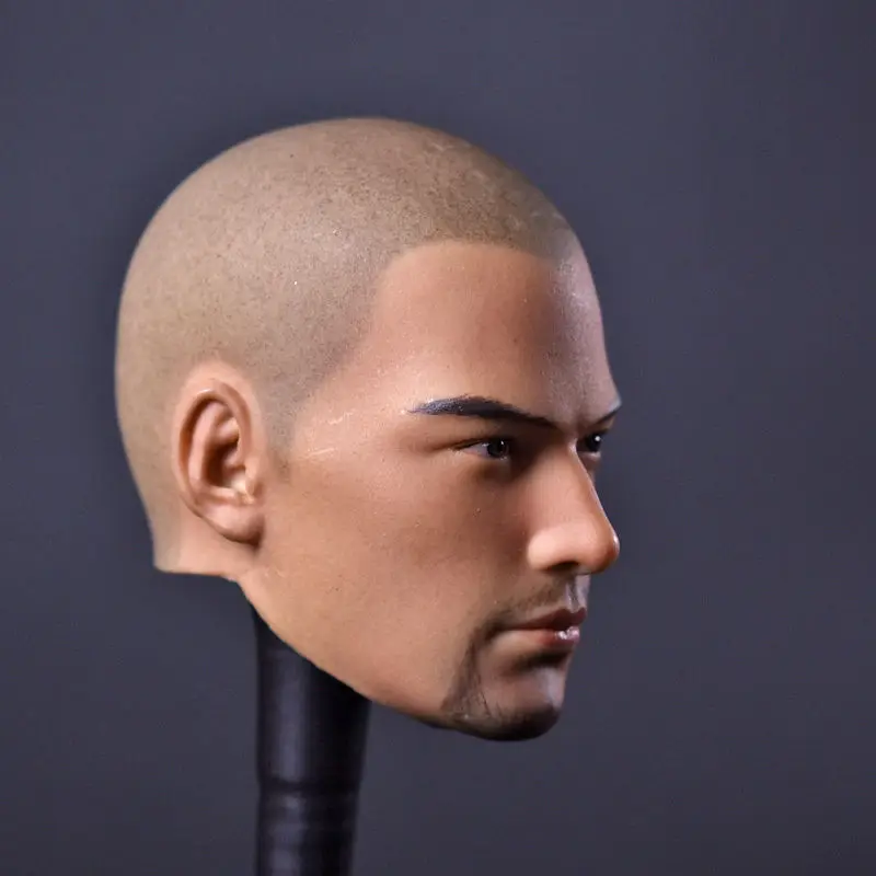 

1/6 Scale Male Head Sculpt Tang Monk Asura Saint Bald Beard Version for 12 inches Man Action Figure